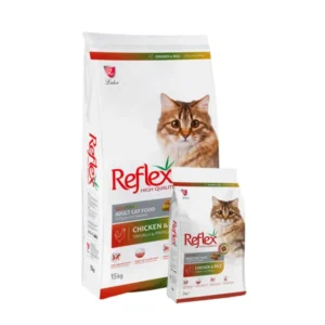 غذای خشک گربه رفلکس مولتی کالر Reflex Multi Colour Adult Cat Food with Chicken